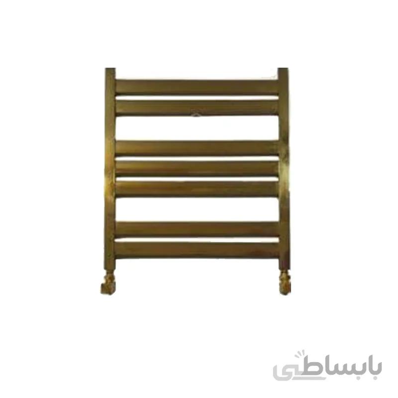 حوله خشک کن رویال استیل طلایی فلت