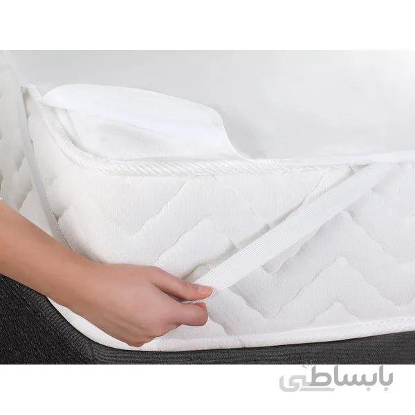 محافظ تشک دو نفره ضد آب مدل Alaise Lastikli مادام کوکو