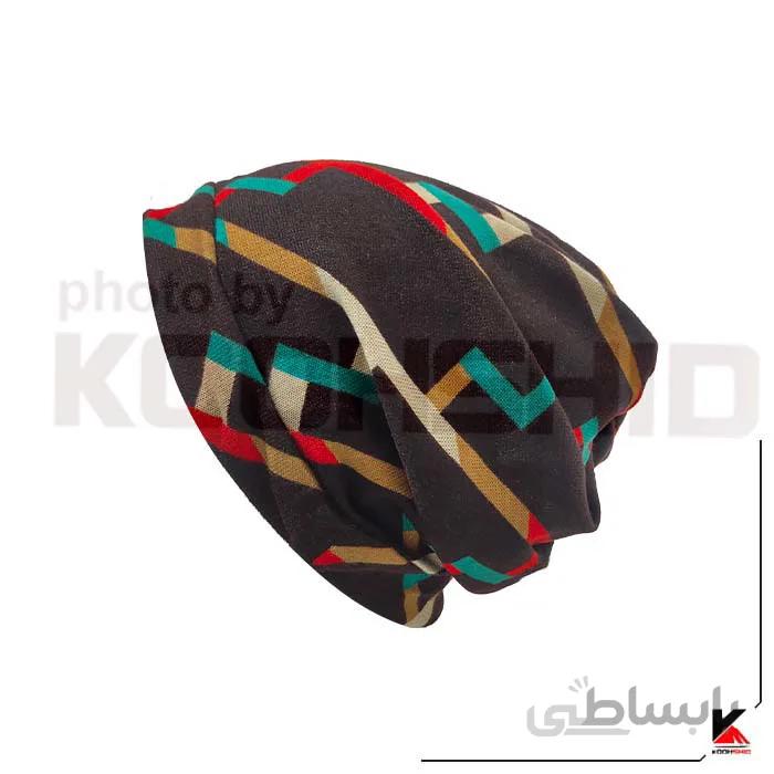 دستمال سر دو لایه نخی کد 2553
