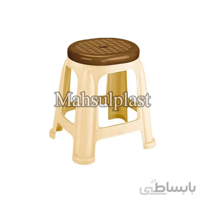 چهارپایه دورنگ بلند مدل 917 ناصر پلاستیک