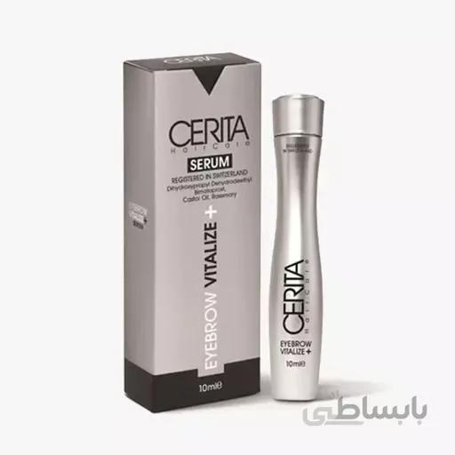 سرم احیاکننده ابرو سریتا ظرفیت 10 میلی لیتر ا Cerita Eyebrow Vitalize Serum 10 ml کد 297912