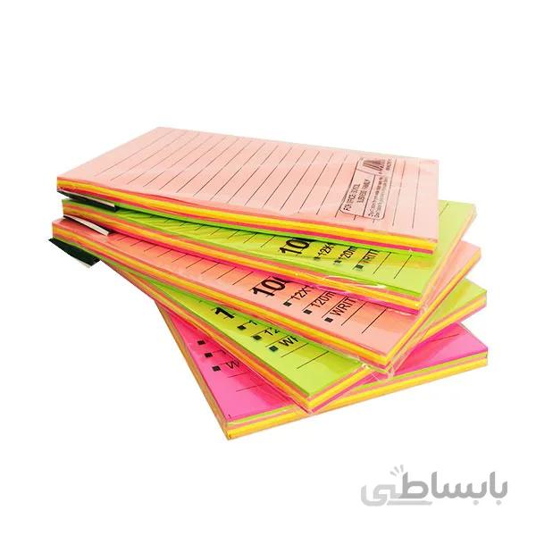 یادداشت سایز B6 چسب دار پست ایت خط دار (فسفری)
