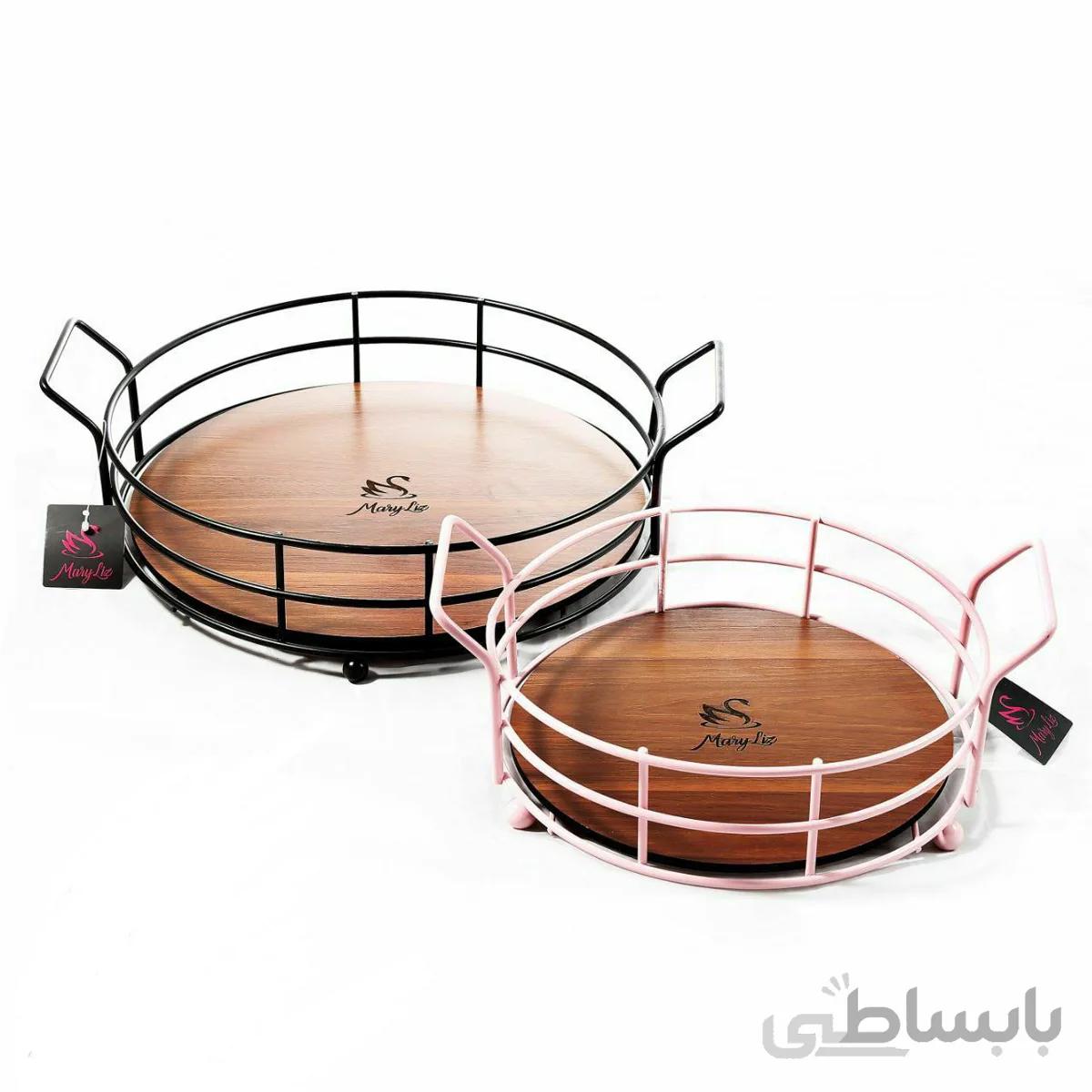 سینی گرد 2 دسته بزرگ