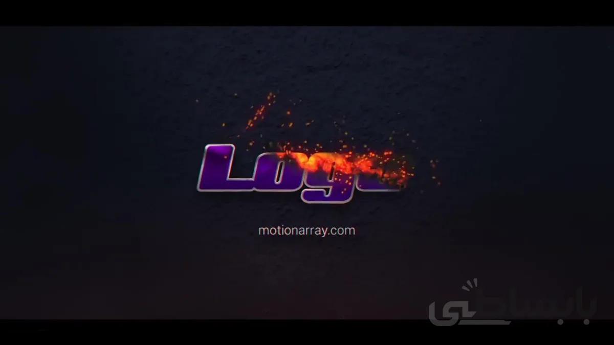 پروژه اماده افترافکت لوگو اتشین Burning Logo 214883