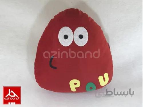 بالش فانتزی پو قرمز ا بالش فانتزی پو با پارچه مخملی