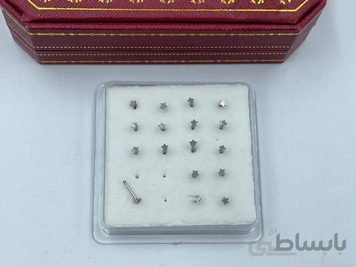 پیرسینگ بینی طرح ستاره