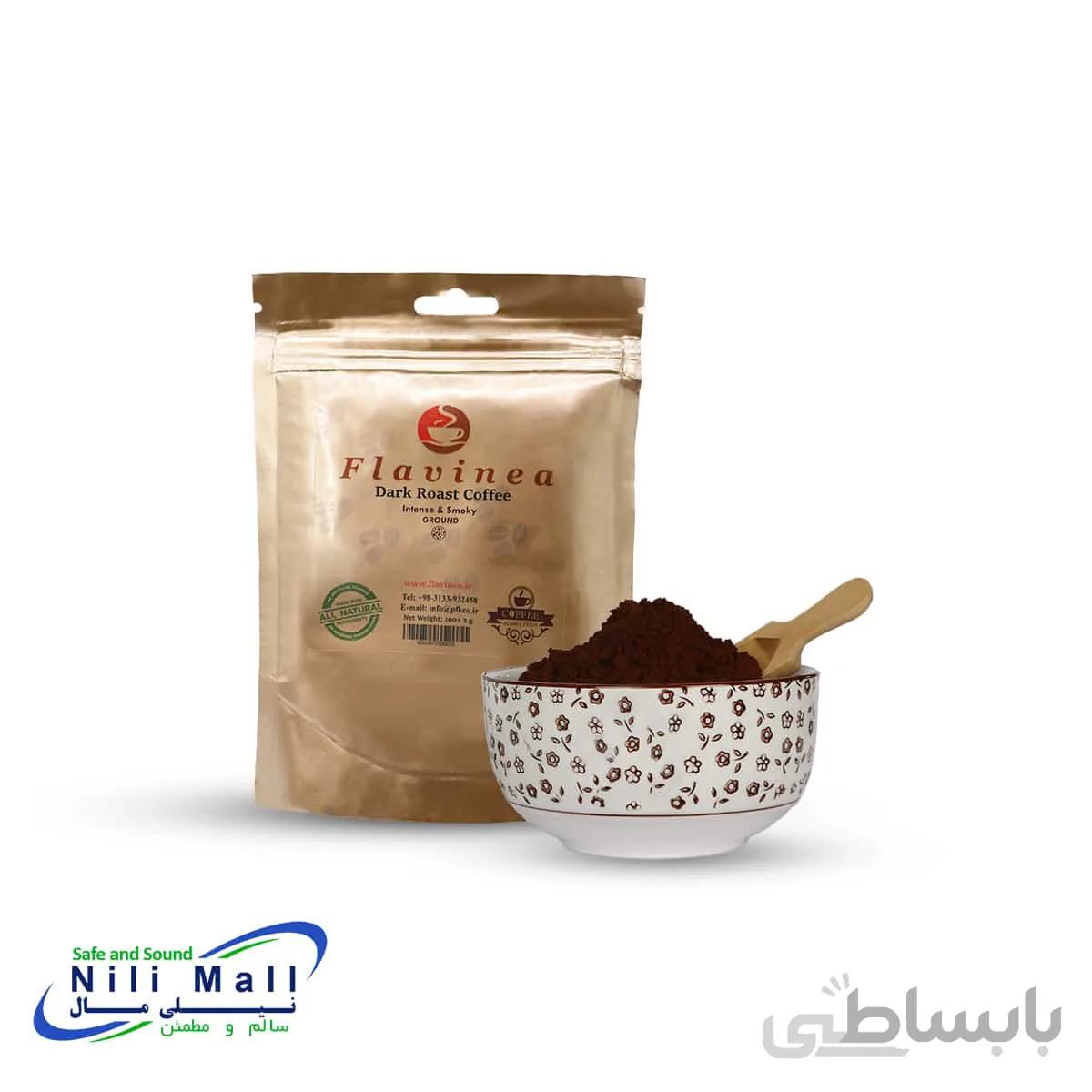 پودر قهوه ترک (دارک پر کافئین) فلاوینا 100 گرمی