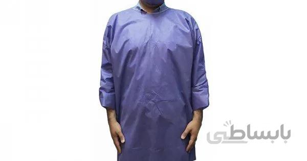 گان یکبار مصرف بیمارستانی بکر
