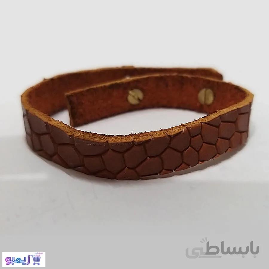 دستبند چرمی ساده