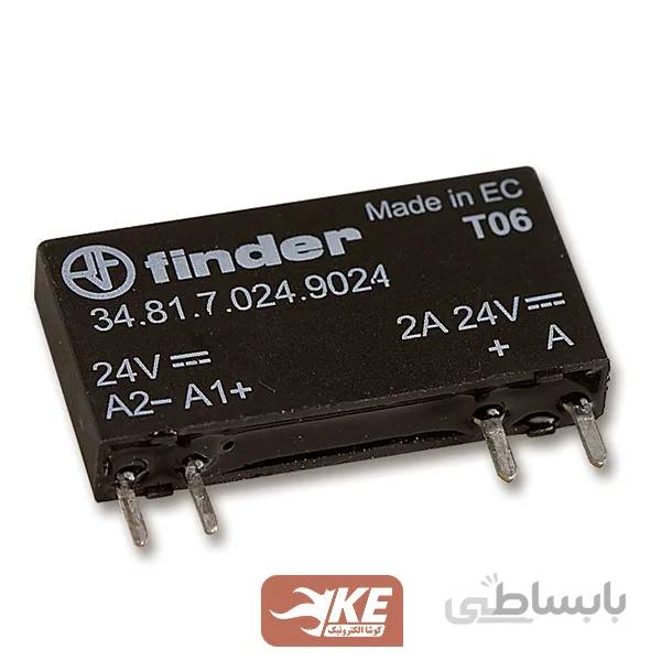 رله SSR باریک 24VDC به 24VDC یک باز 2آمپر فیندر 348170249024
