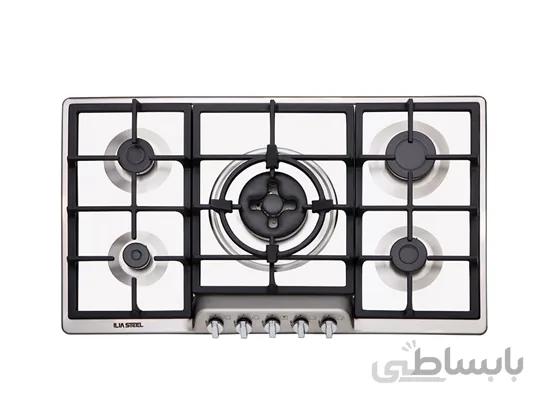 اجاق گاز صفحه ای ایلیا استیل مدل S502 ا iliasteel oven model S502
