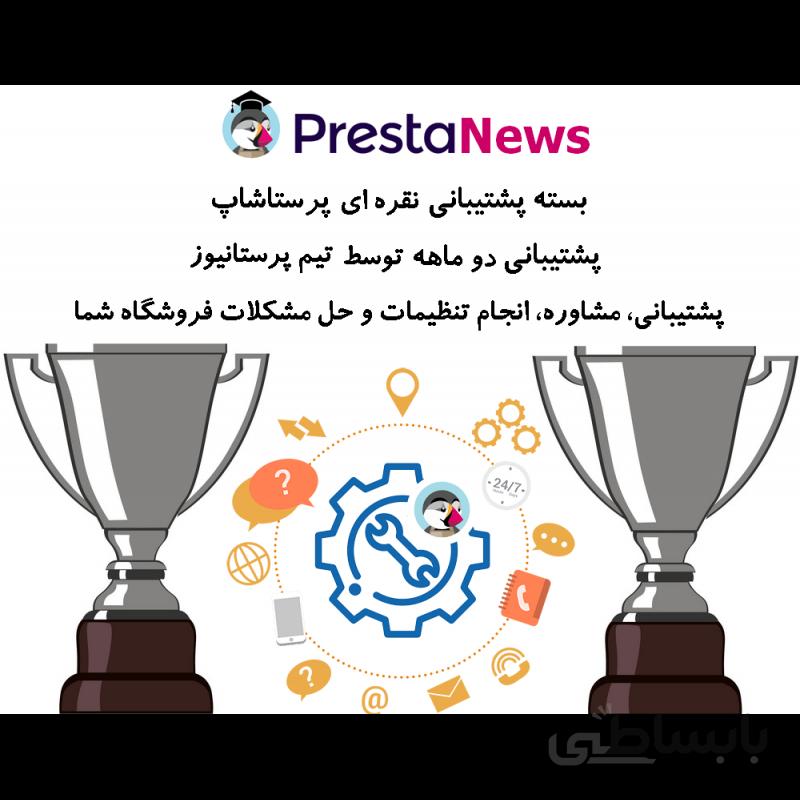 بسته نقره ای پشتیبانی پرستانیوز پشتیبانی دو ماهه از فروشگاه پرستاشاپی شما