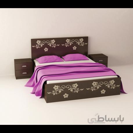 تخت خواب دو نفره فلاور