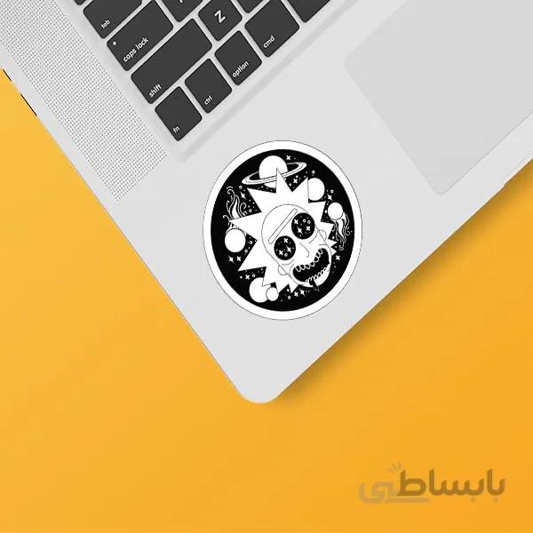استیکر لپ تاپ طرح Rick&Morty کد ۱۵