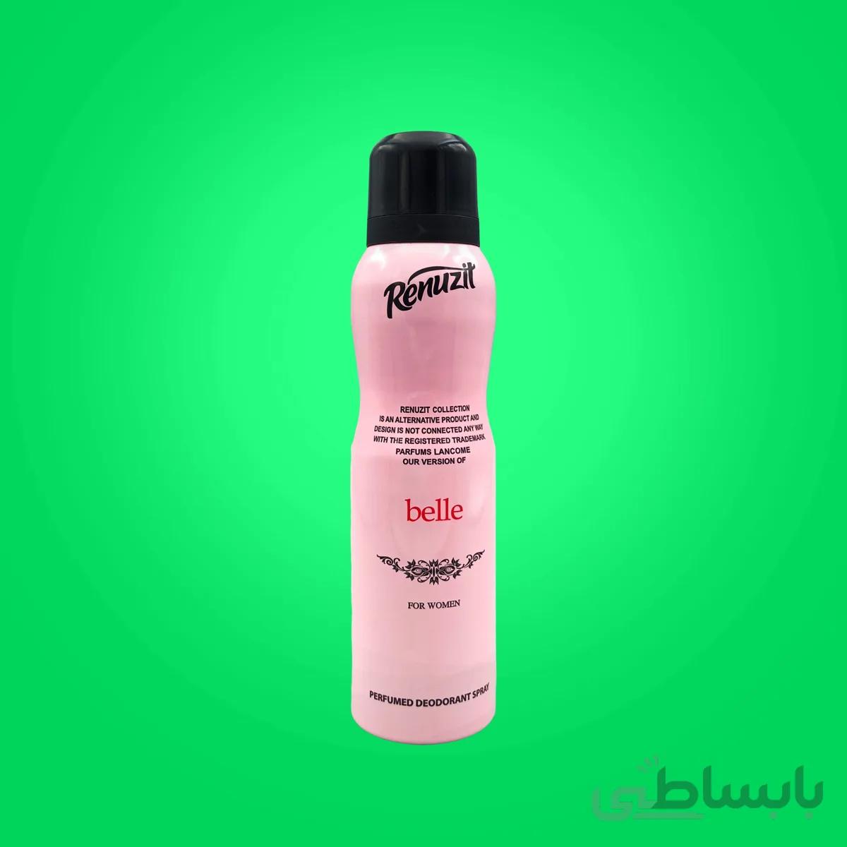 اسپری بدن زنانه مدل لاویه است بله رینوزیت ا Belle Body Spray Renuzit