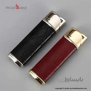 فندک کادویی جعبه دار و چرمی هانست