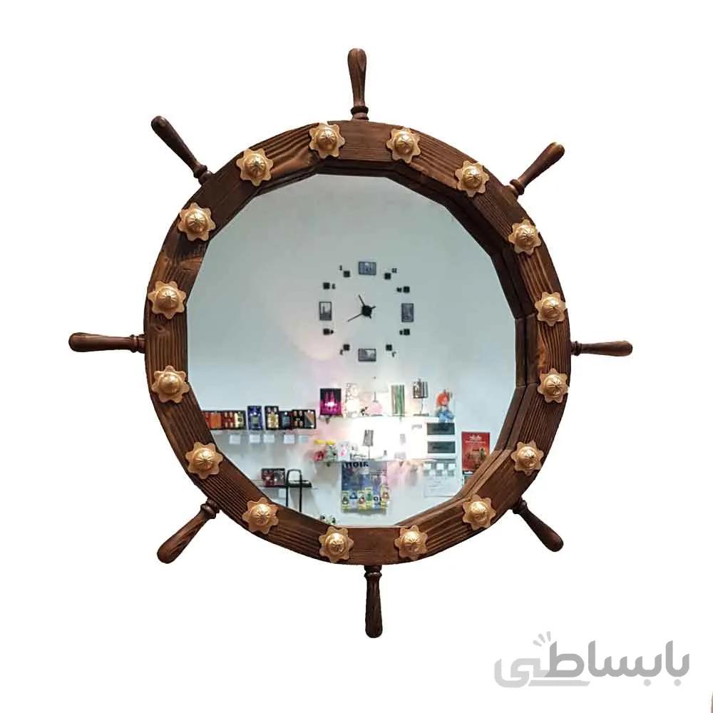 آینه سکان چوبی