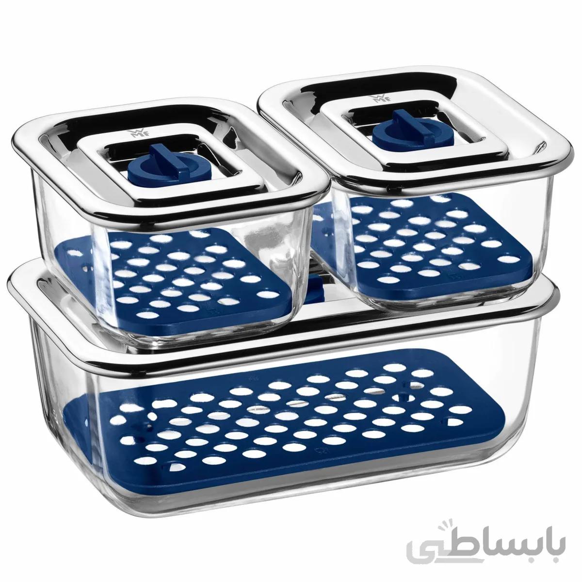 ظرف نگهدارنده 3 پارچه دبلیو ام اف مدل WMF Top Serve pcs