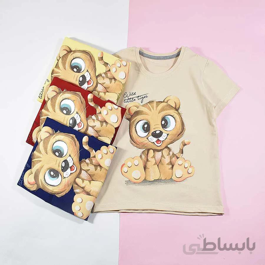 تیشرت پسرانه بچه گانه طرح تایگر کد 2191