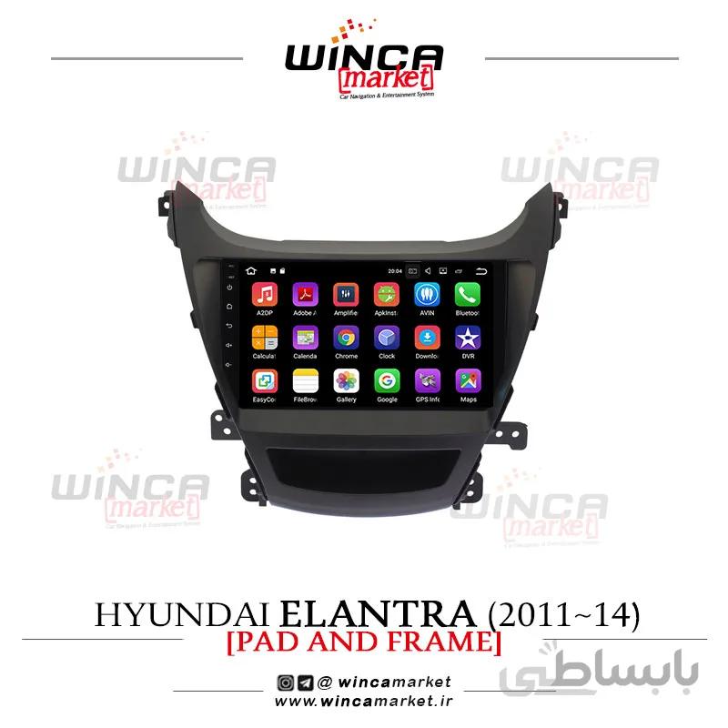 مانیتور هیوندای النترا ۲۰۱۴ تا ۲۰۱۶ نیوفیس فابریک اندروید سری M150-M100
