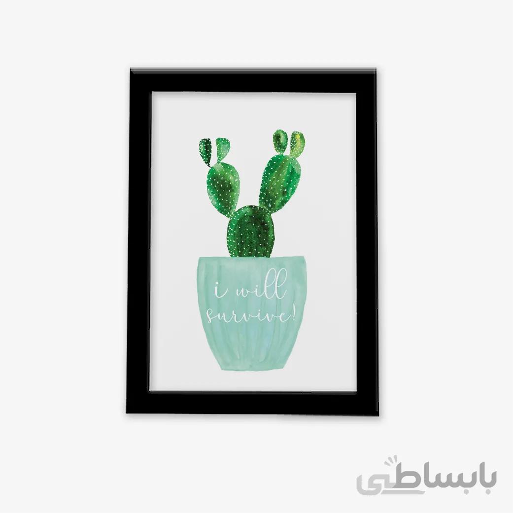 تابلو فانتزی طرح کاکتوس (3)