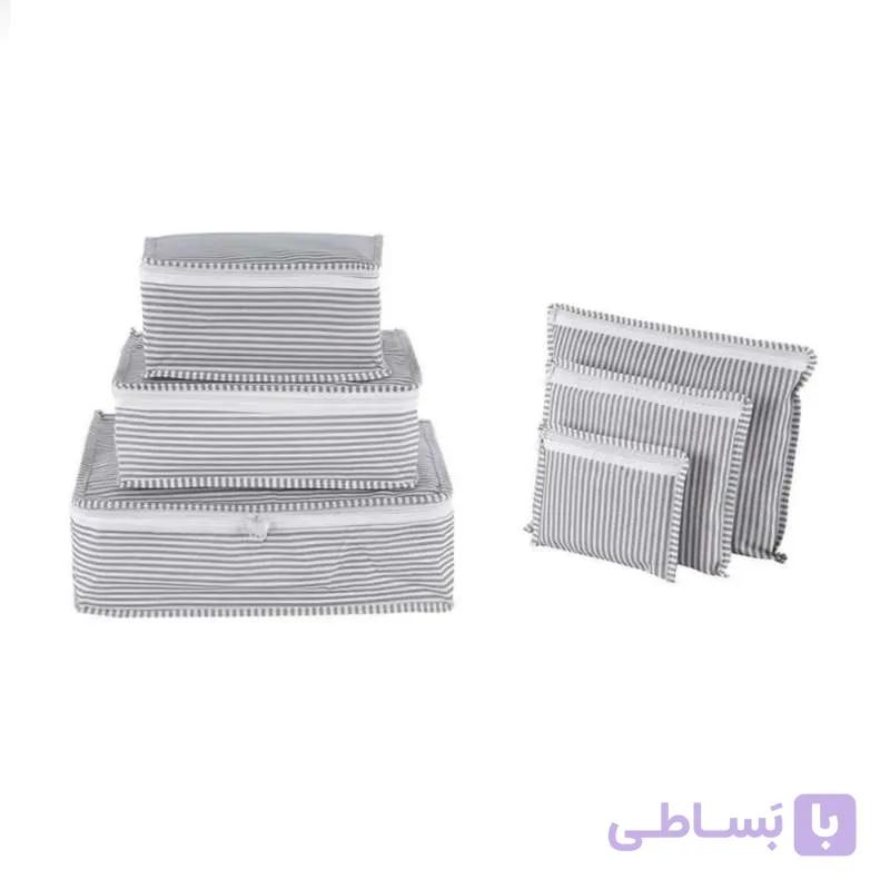 نظم دهنده ساک و چمدان مدل PARCA VALIZ بسته 6 عددی