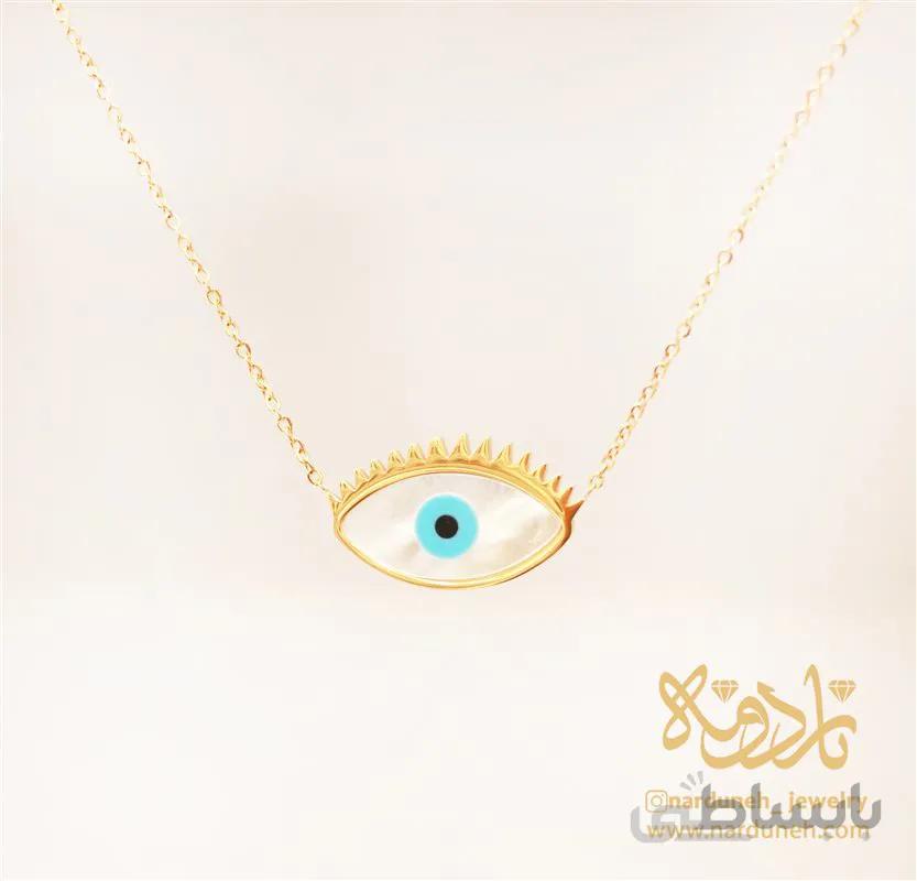 گردنبند استیل چشم - 01