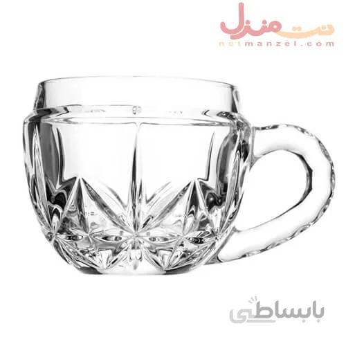 ست فنجان کریستال ایرنا طرح مونیخ