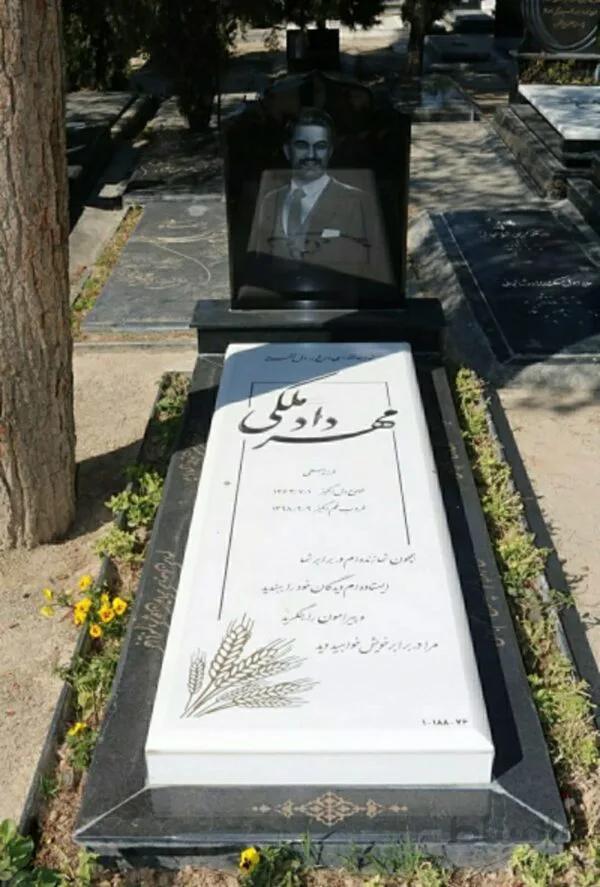 سنگ مزارترکیبی نانو ایرانی وگرانیت کد 0098