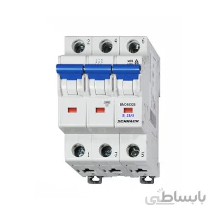 کلید مینیاتوری شراک – سه پل 25 آمپر تیپ B