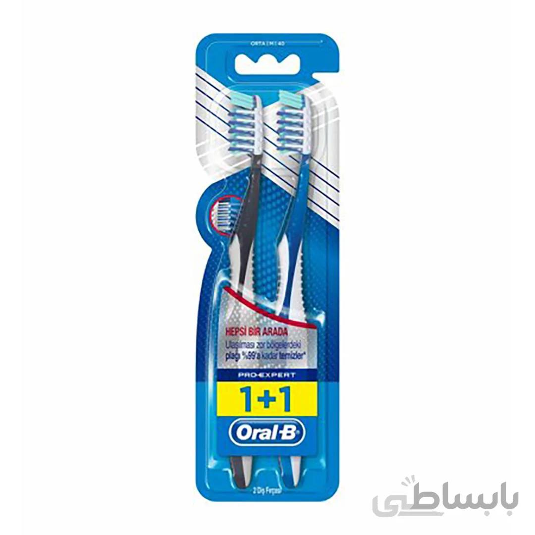 مسواک همه کاره اورال بی 2 تایی مدل Oral-B Pro Expert