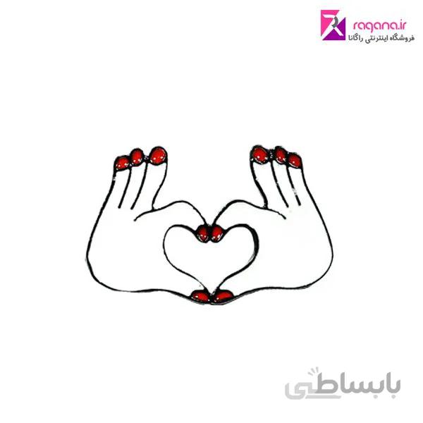 پین فلزی طرح قلب کد RG-PI 139