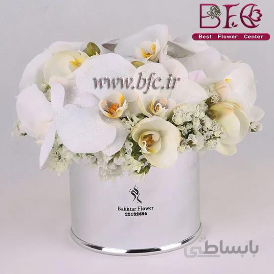 باکس گل سفید دوست داشنتی