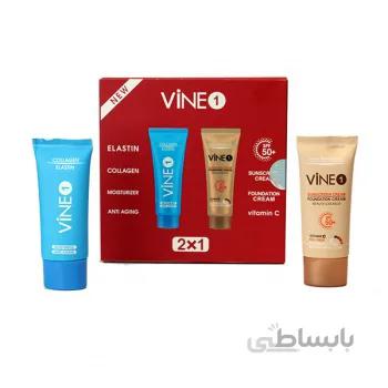 پک ضد آفتاب و آبرسان وین وان ا ( VINE One Sunscreen & Moisturizing (Anti-Aging) Cream )