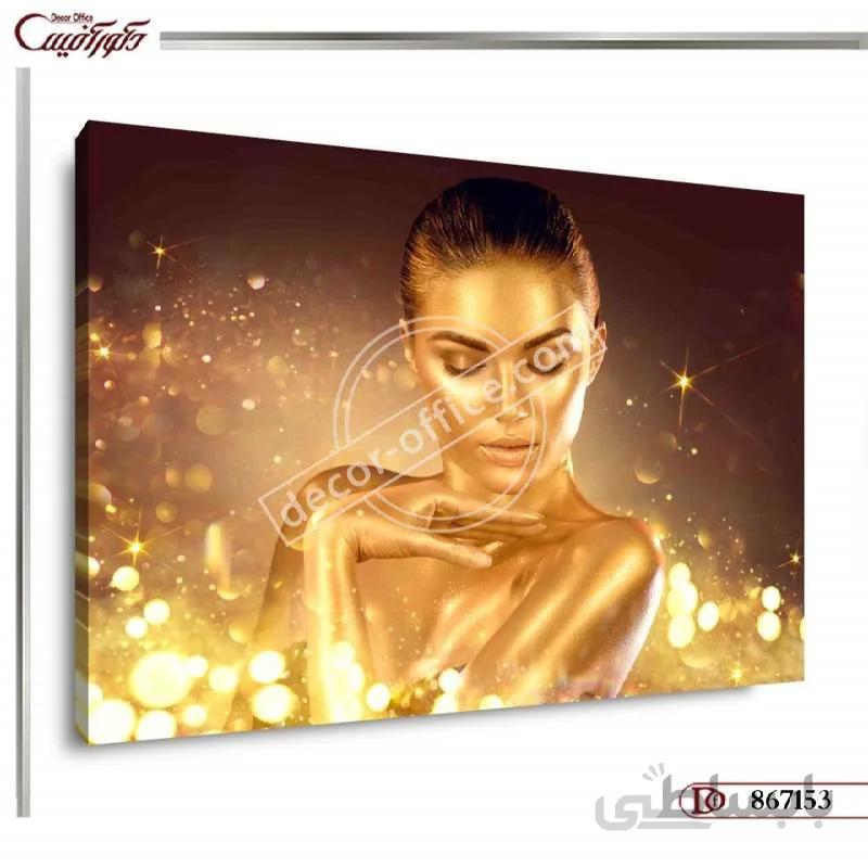 تابلو دکوراتیو چهره مدرن 7153 ا Modern face decorative paintings 7153