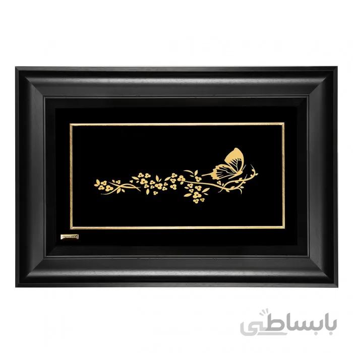 تابلو گل و پروانه افقی TGPO01