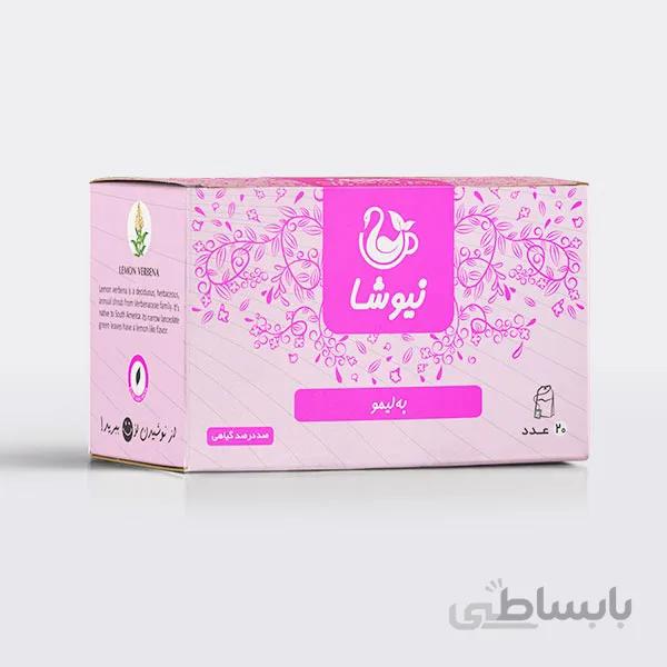 دمنوش خالص به‌لیمو کیسه‌ای نیوشا (۲۰ عددی)