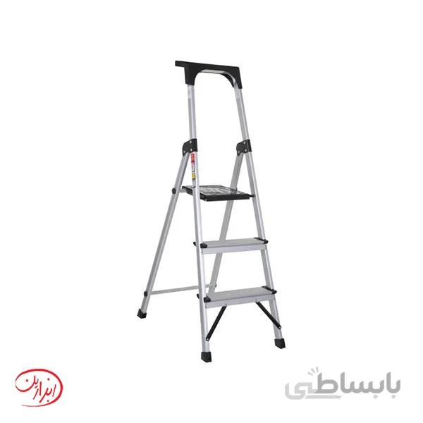 نردبان پله ای آلوم پارس پله مدل اطلس (3-7 پله)