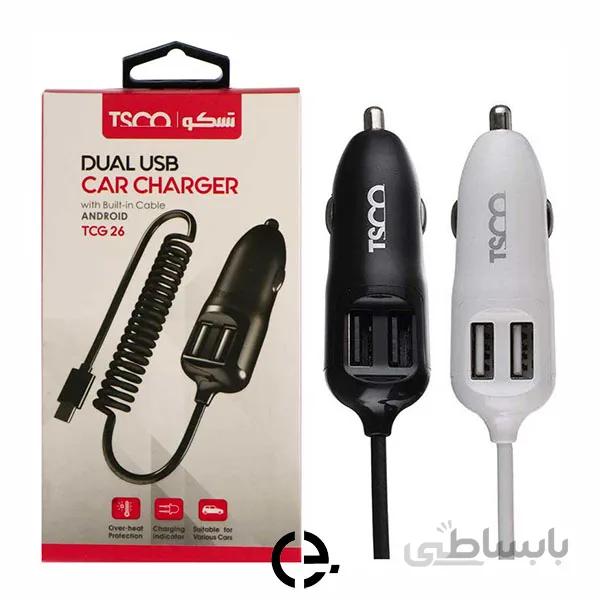 شارژر فندکی تسکو مدل TCG 26