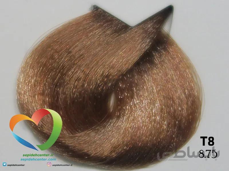 رنگ مو ی ترام کالر traum color تنباکویی روشن T8 – 8.75