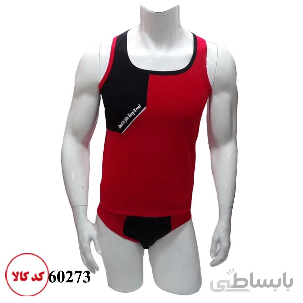 ست زیرپوش و شورت پنبه لاکرا مردانه آتیس