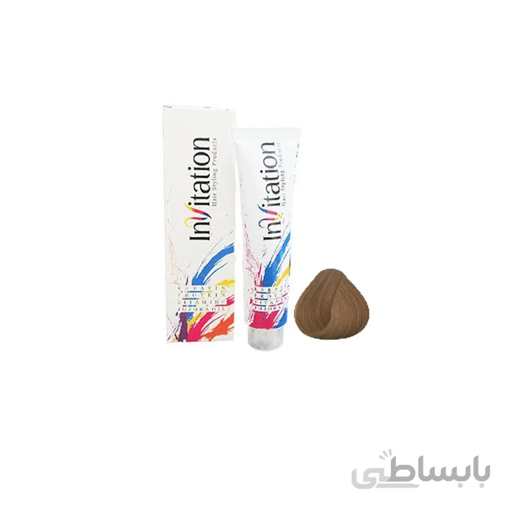 رنگ مو اینویتیشن شماره 6 حجم 120 میلی لیتر رنگ بلوند تیره