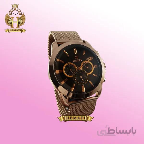 ساعت داتیس مردانه مدل Datis D8307FG رزگلد
