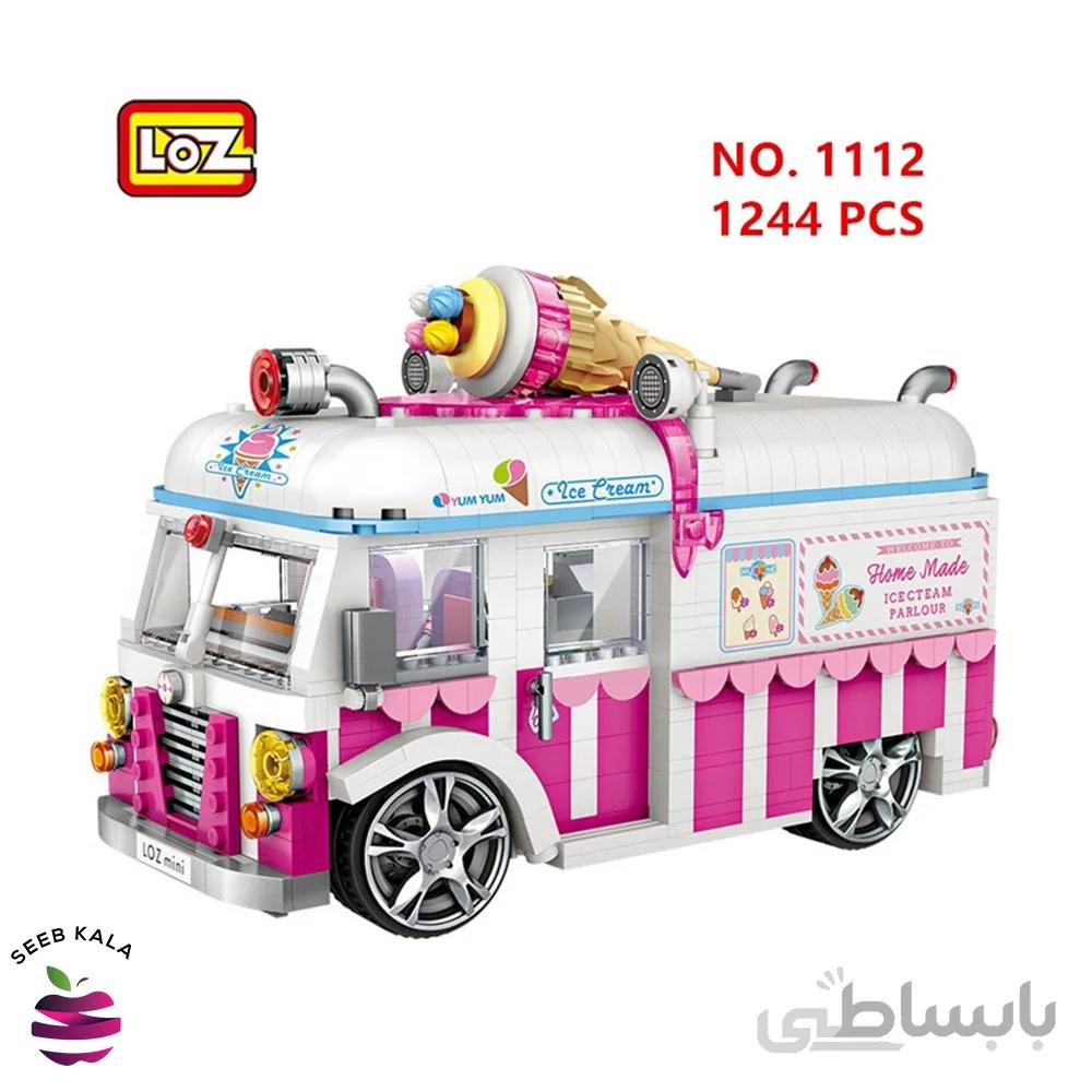 پازل ساختنی لوز طرح ماشین بستنی 1112