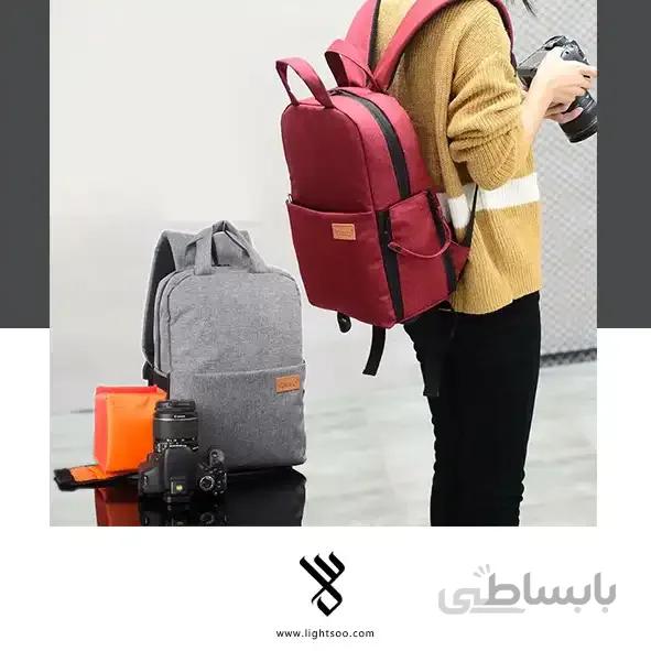کیف کوله دوربین عکاسی JIESD
