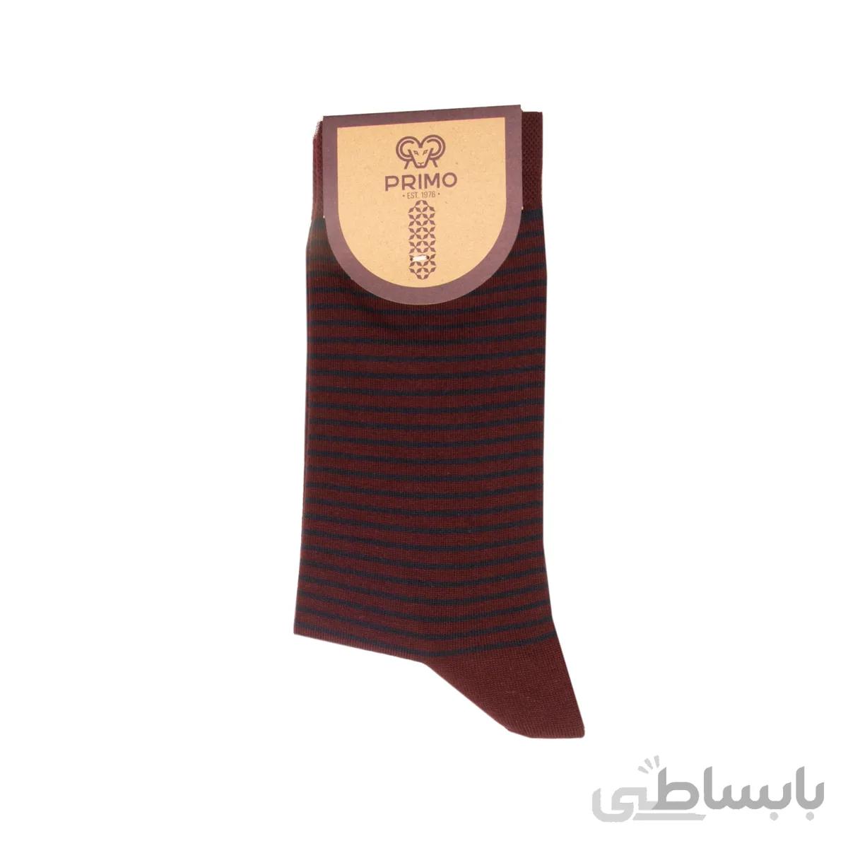 جوراب ساق بلند مردانه مدل رینگردار 98000305