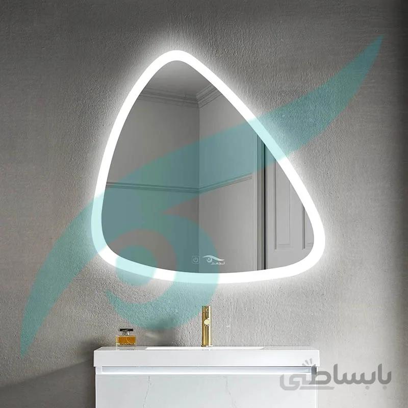 آینه چراغ‌دار سه گوش