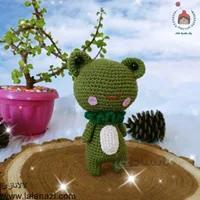 عروسک بافتنی قورباغه کوچولو ( کد 60227 )