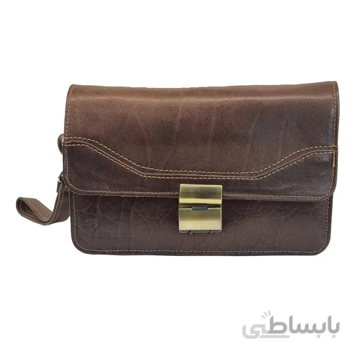 کیف پاسپورتی مردانه چرم طبیعی کد KPM023