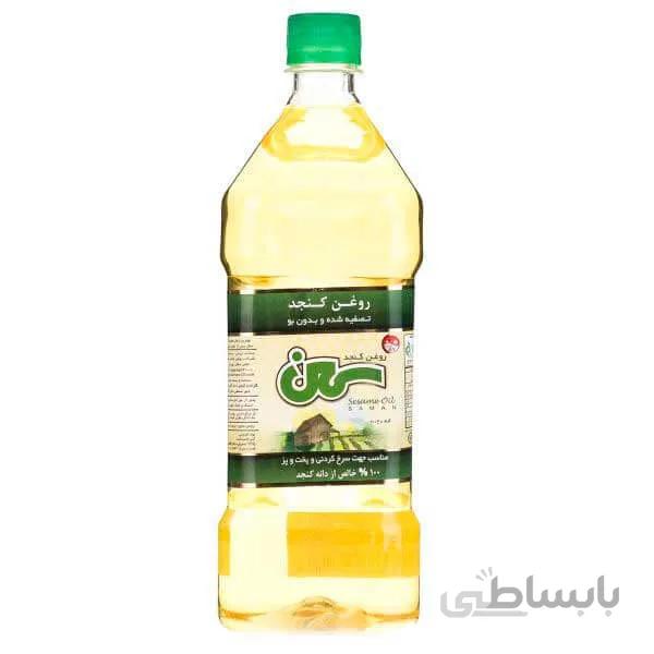 روغن کنجد 1 لیتری سمن در کارتن 9 عددی ا saman seasem oli 1kg